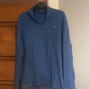 Men’s polo half zip sweater